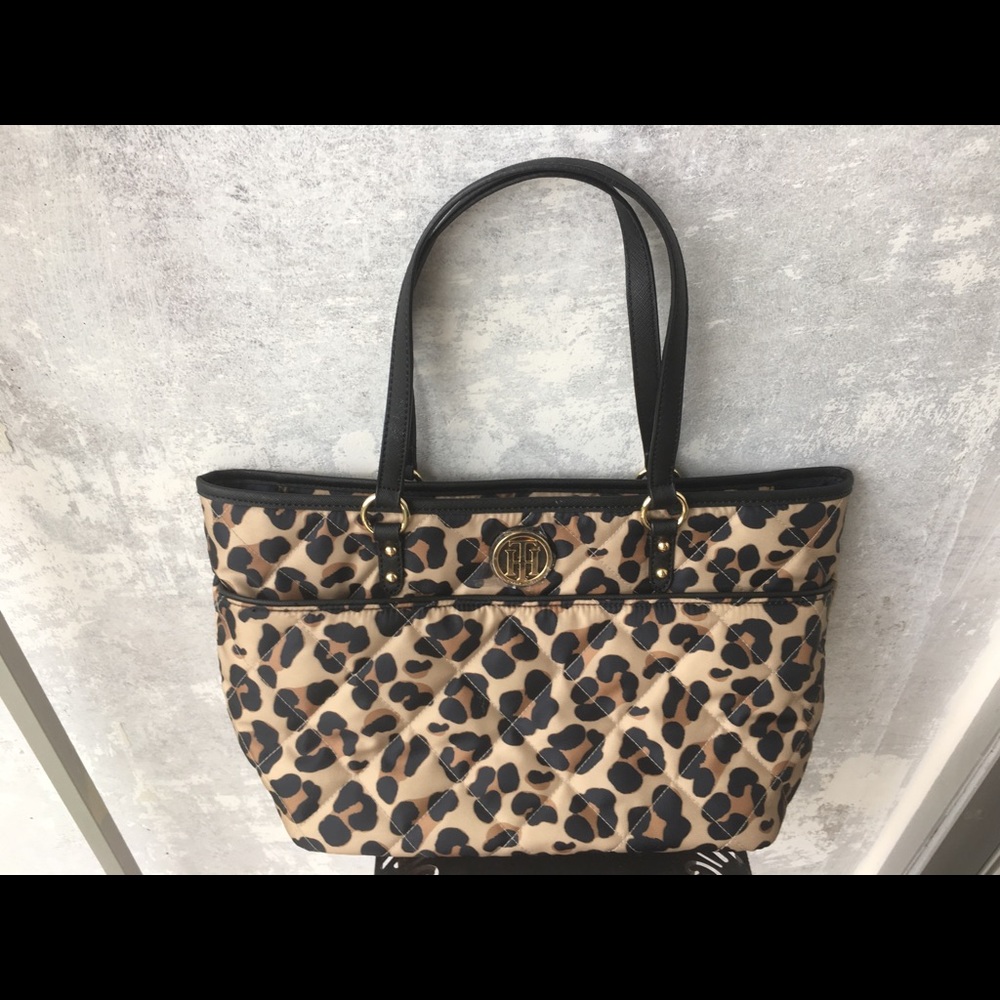 Leopard Print w/Blk Handle Gld Logo🌴.